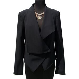 Cache Black Top Jacket New Lined Tuxedo Style Buttons on Sleeve NWT $128